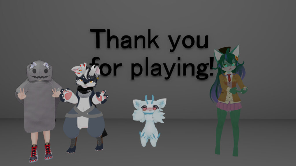Thank you for playing!