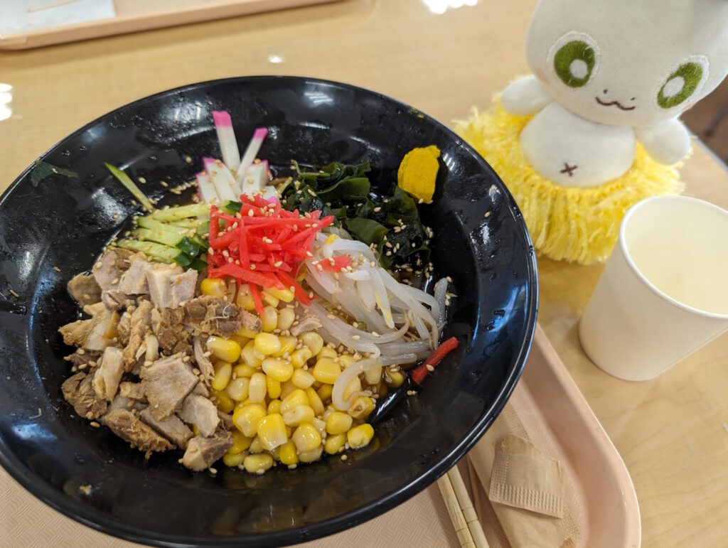 道の駅ごかで食べられる冷やし中華