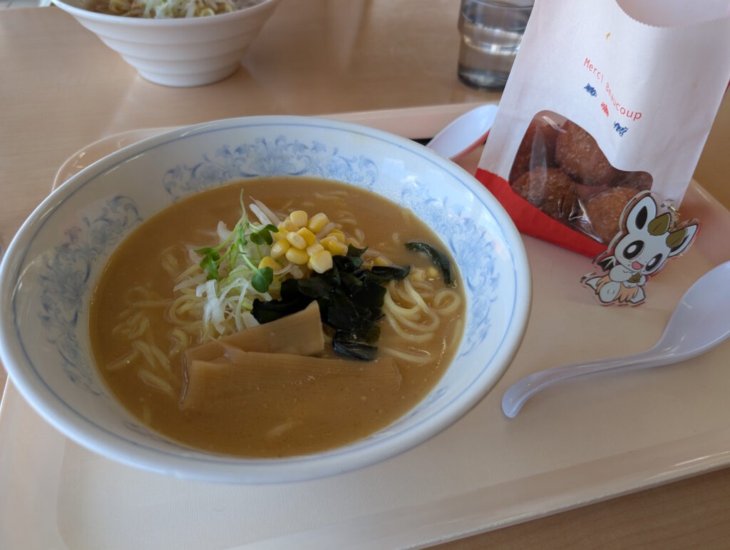 レストラン花みどりのみそラーメン