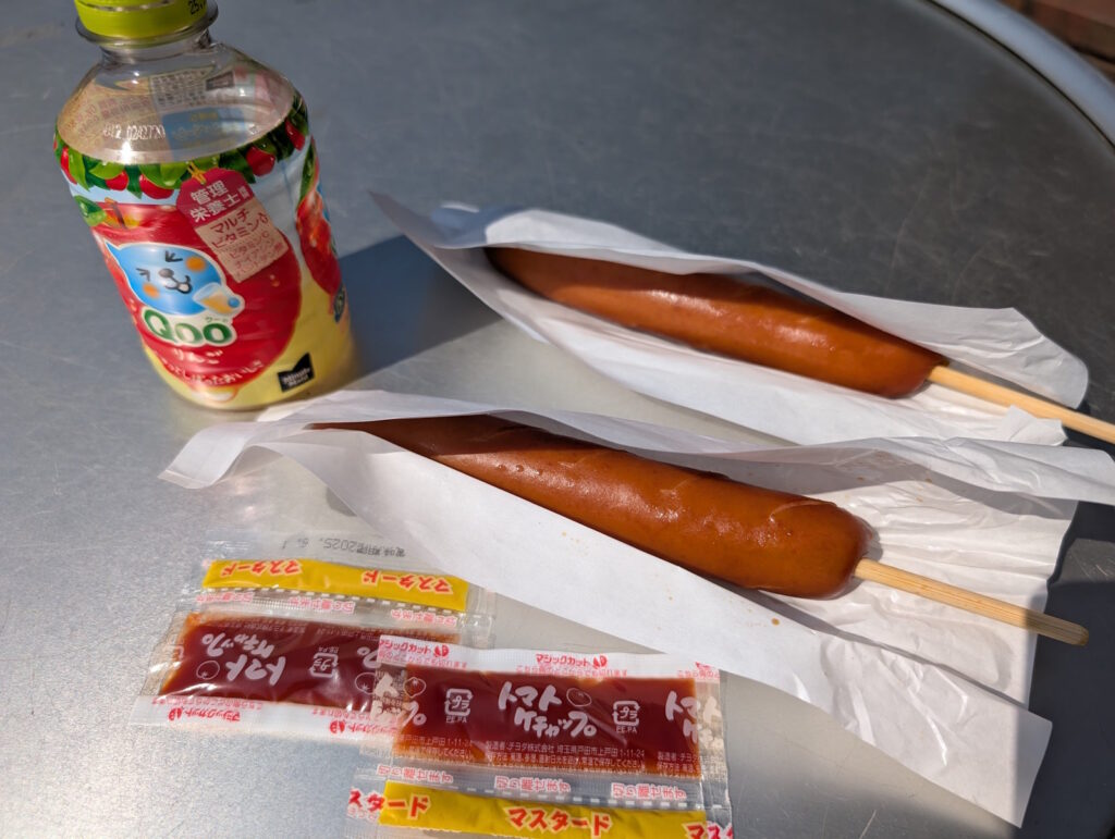 フランクフルト2本を食す