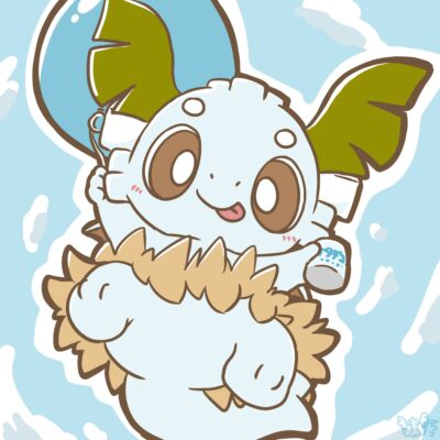 風船を持つデココ