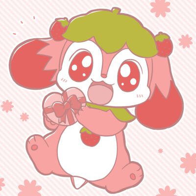 バレンタインチョコをもらったこいちごちゃん
