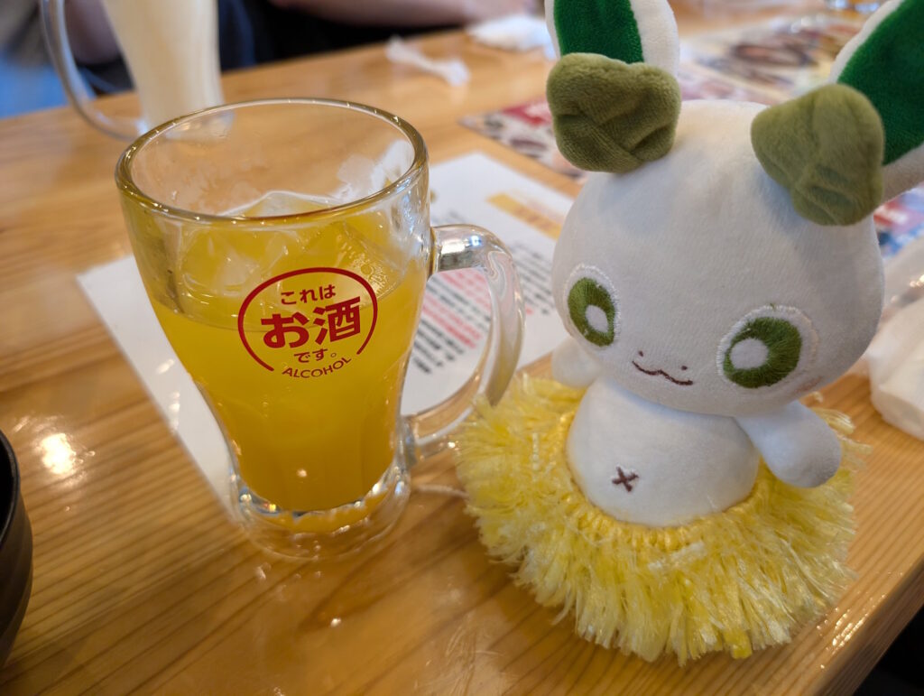 お酒とカッシーくん