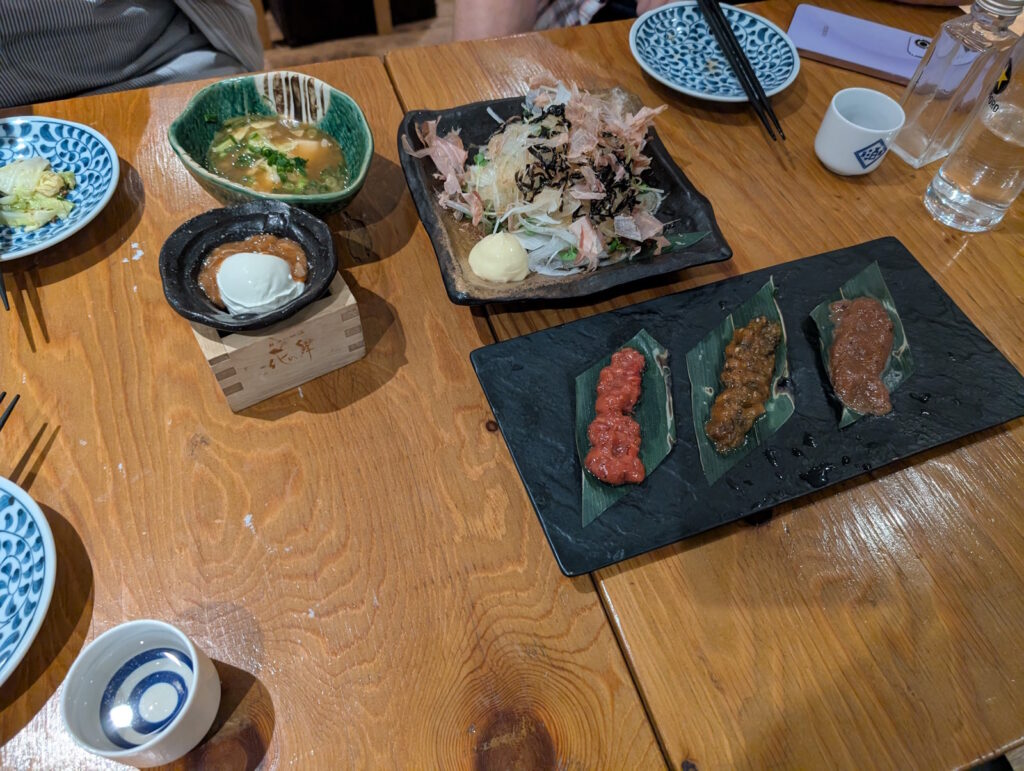 どれもお酒と相性が良いお料理だったよ