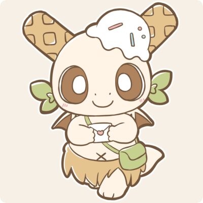 バニラアイスのバニラくん