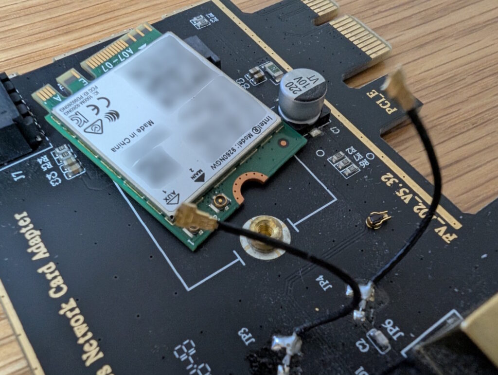 交換に失敗して壊したPCIeカード