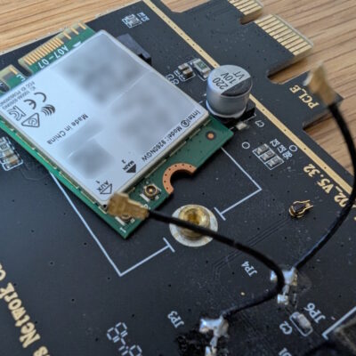 交換に失敗して壊したPCIeカード