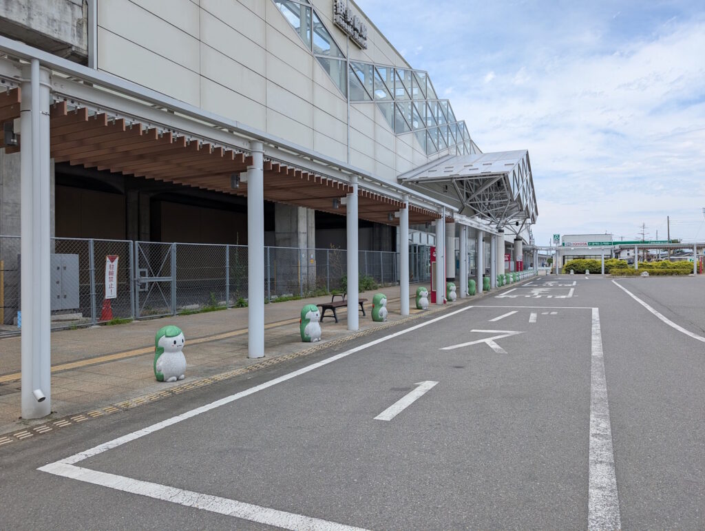 伊勢崎駅のロータリー