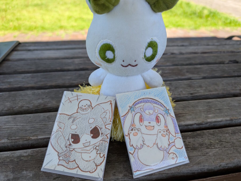 カッシーくんと沢山のイラスト