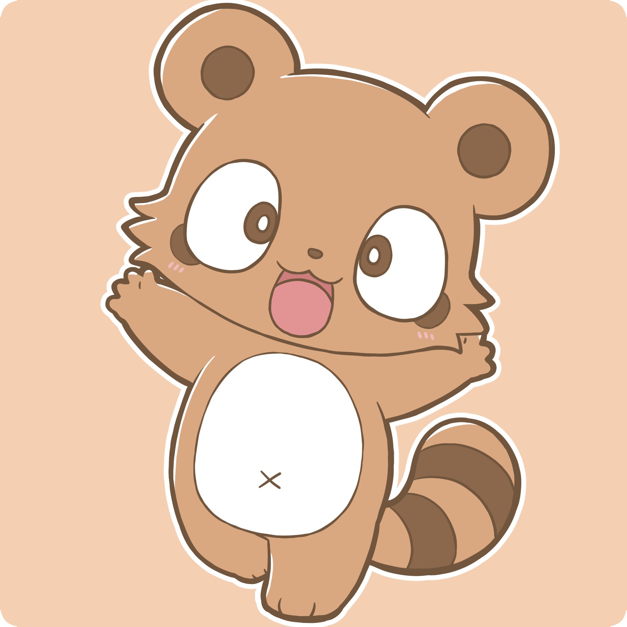 タヌキのリンゴくん