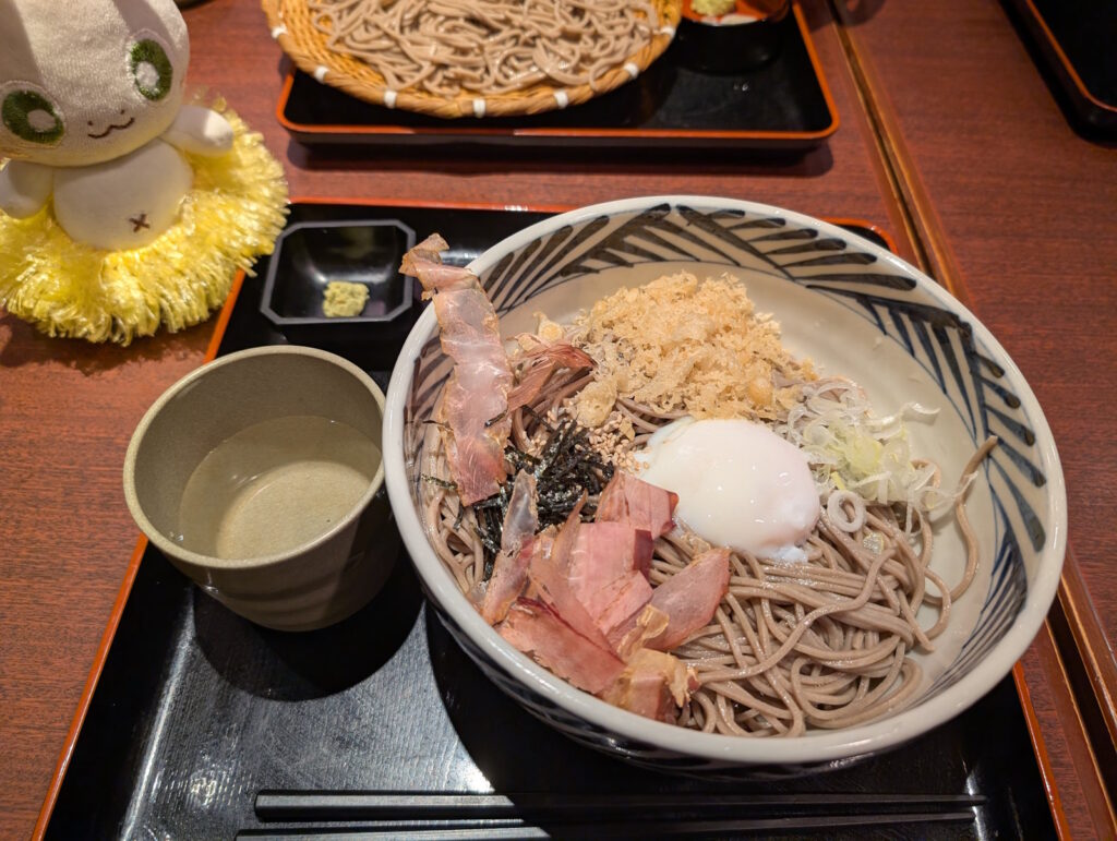 冷やし温玉そば