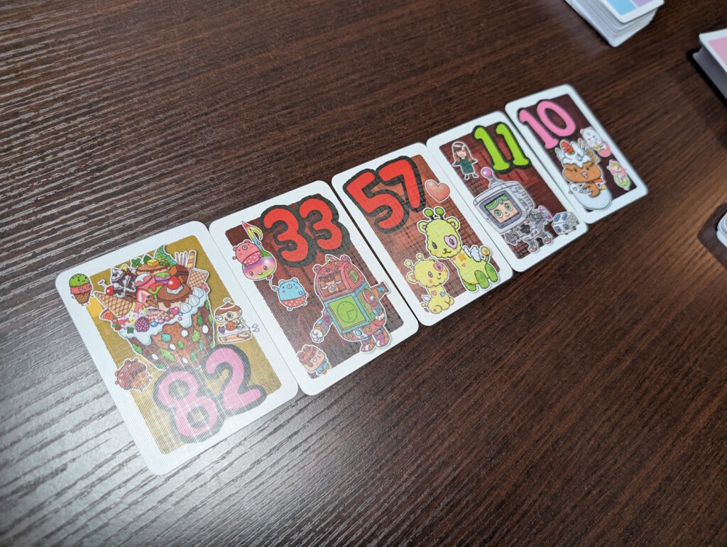 ITOで良い感じに並んだリザルト