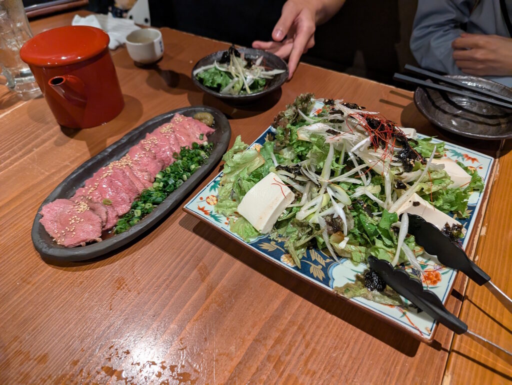 韓国海苔と豆腐のチョレギサラダ