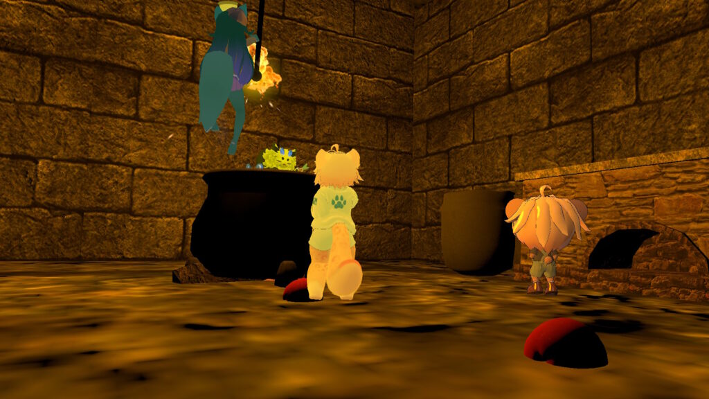 壺の中に入ったりしてます