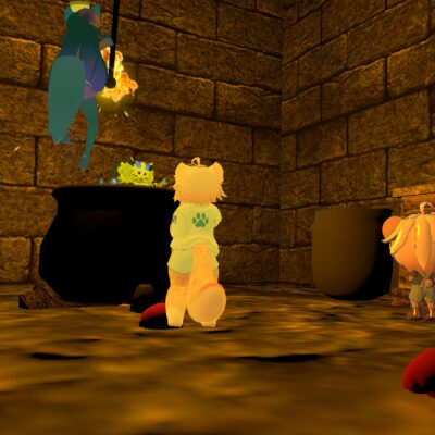 壺の中に入ったりしてます