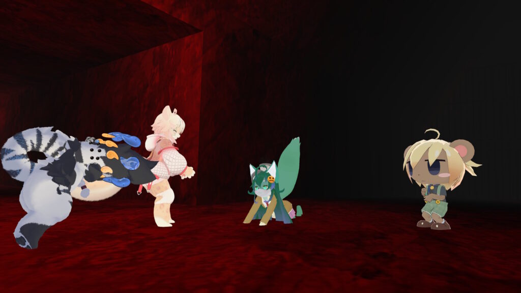 気味の悪い洞窟空間