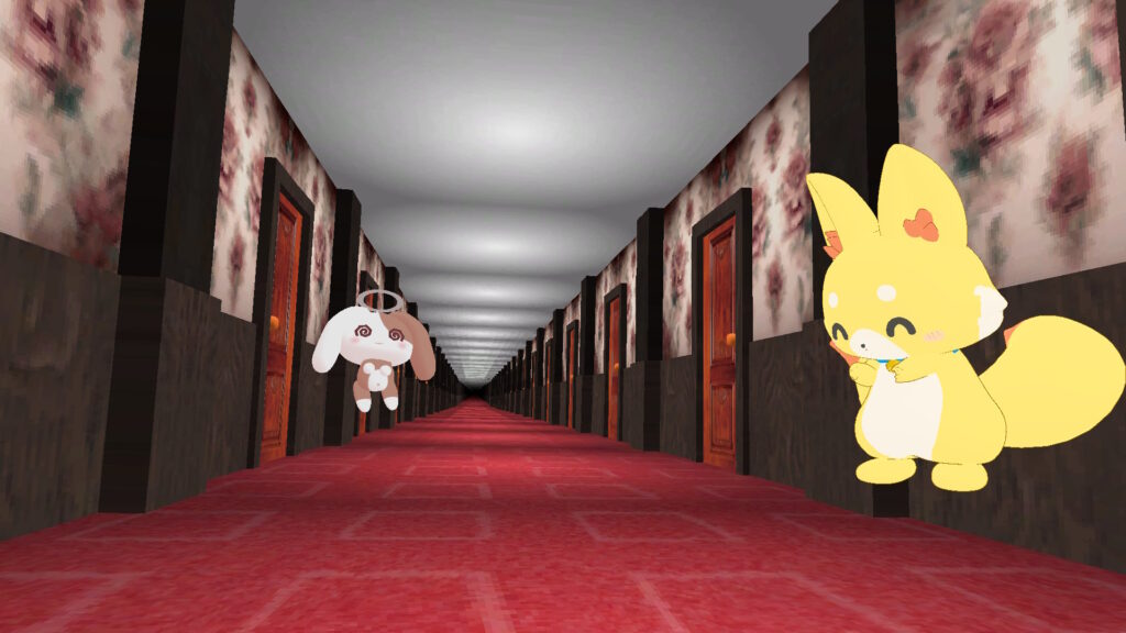 とっても長い通路