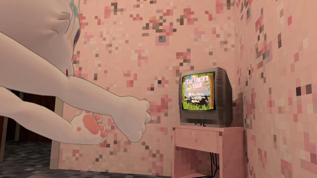 レトロなゲーム画面