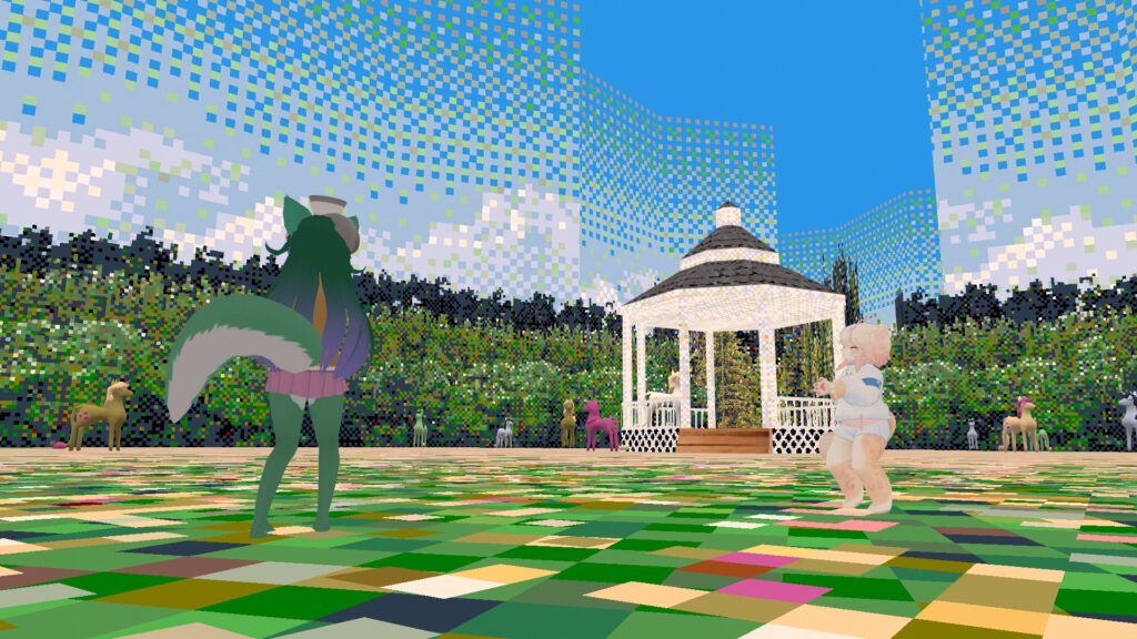 レトロな世界に入ったよ