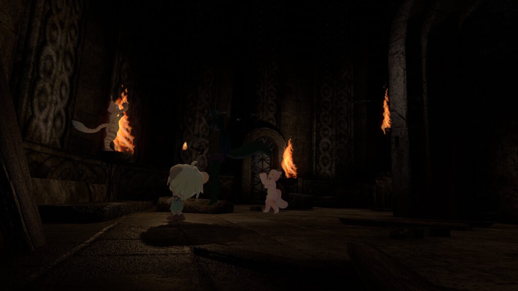 遺跡のような空間