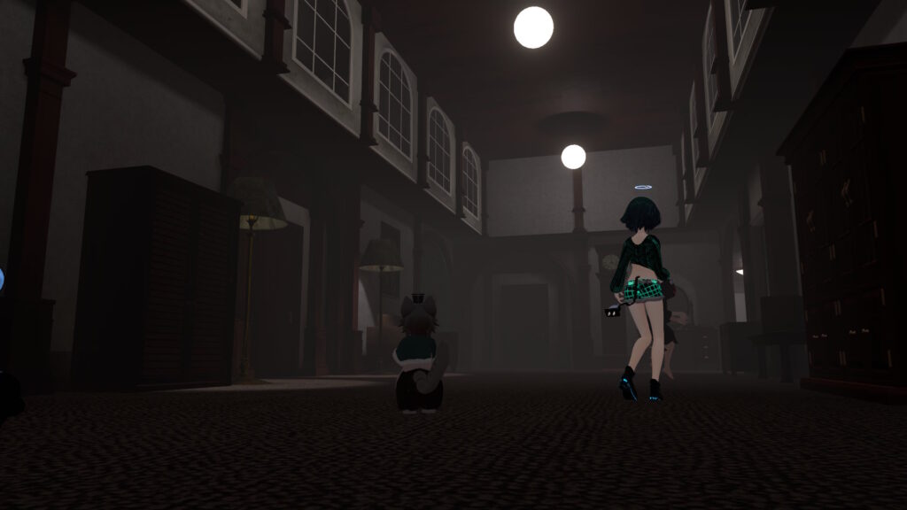 この洋館内で鬼ごっこをするよ