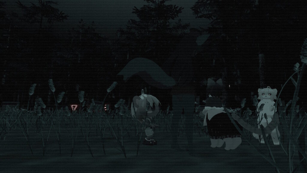 視界の乱れた空間