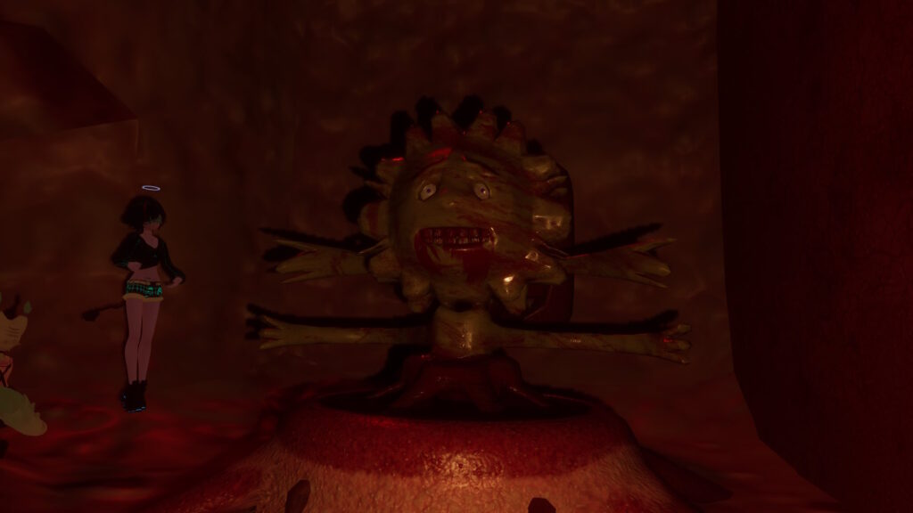 ゴアな世界に住むひまわりな感じの生き物