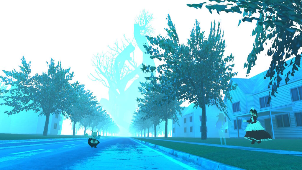 何らかのもので侵食されていく世界