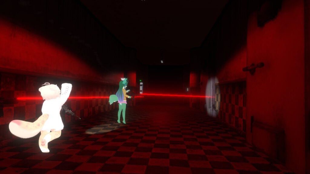 少し恐い空間でのシューティング