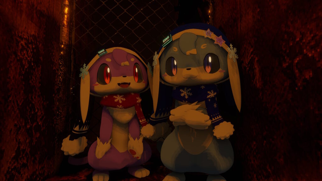 ワールドの関係で目が黒いシャルベくん