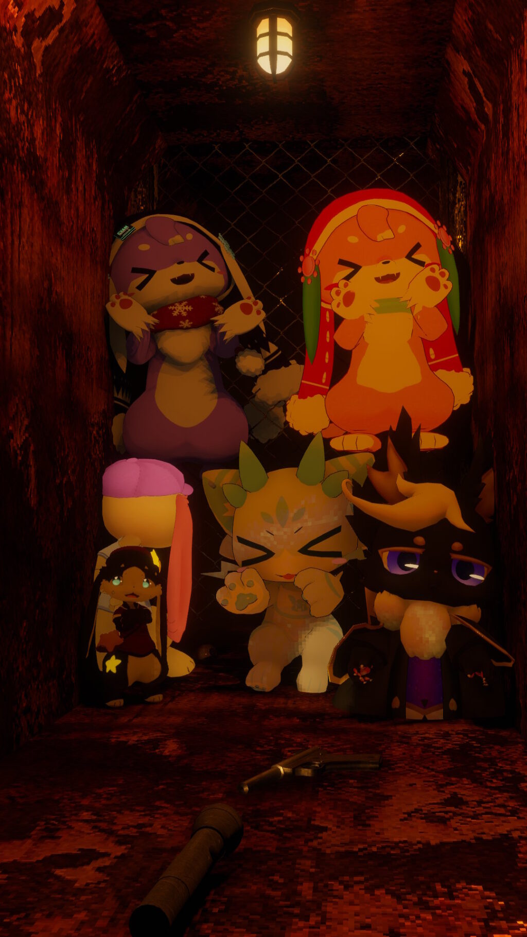 シャルベくん達で記念撮影