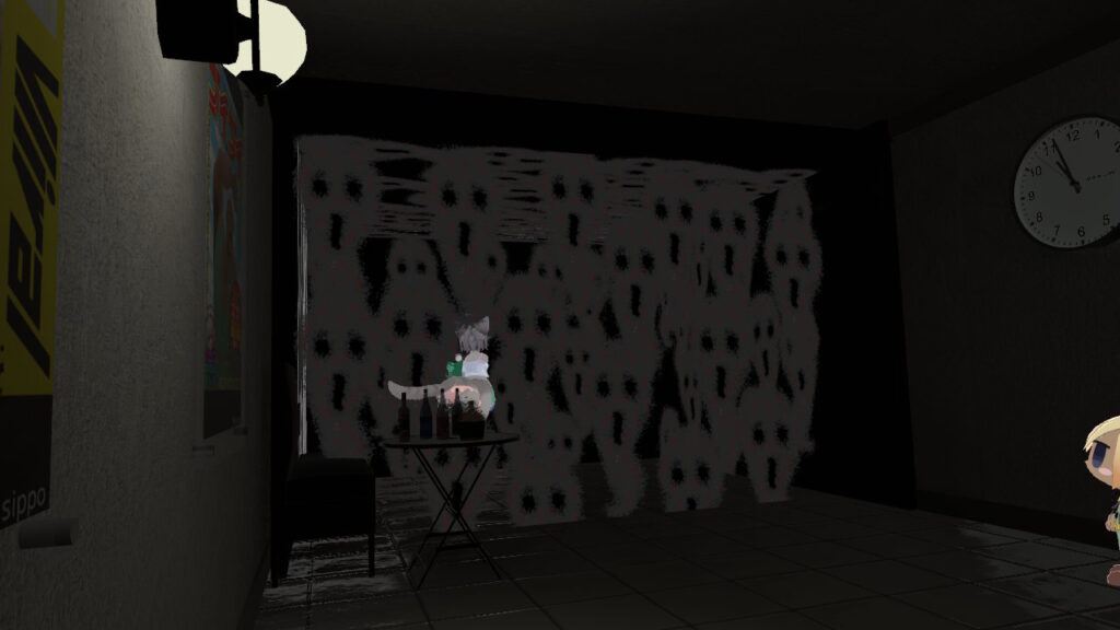 謎の幽霊たちの壁