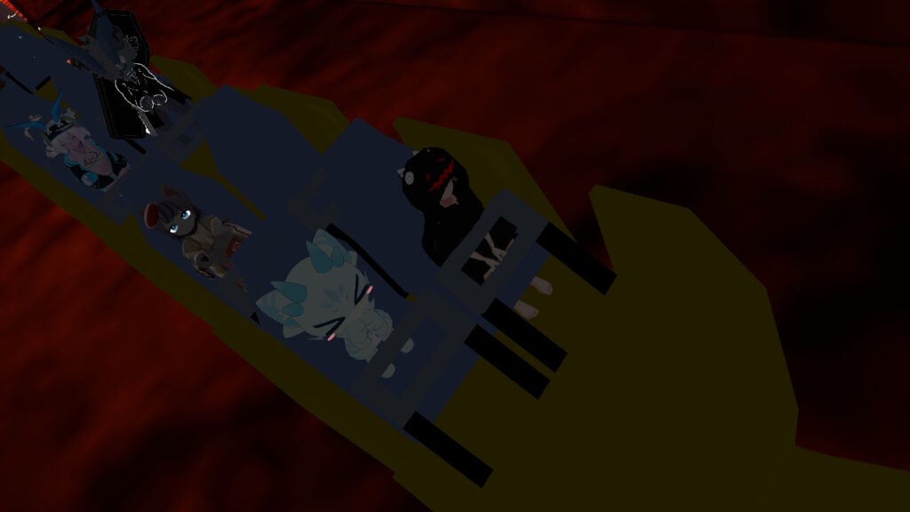 虫とかが飛び交うライドアトラクション