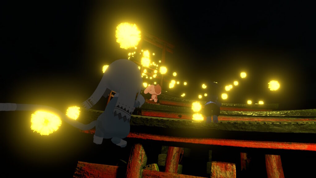 帰り道がキレイ