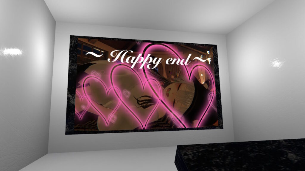 恋愛シミュレーターのエンディング