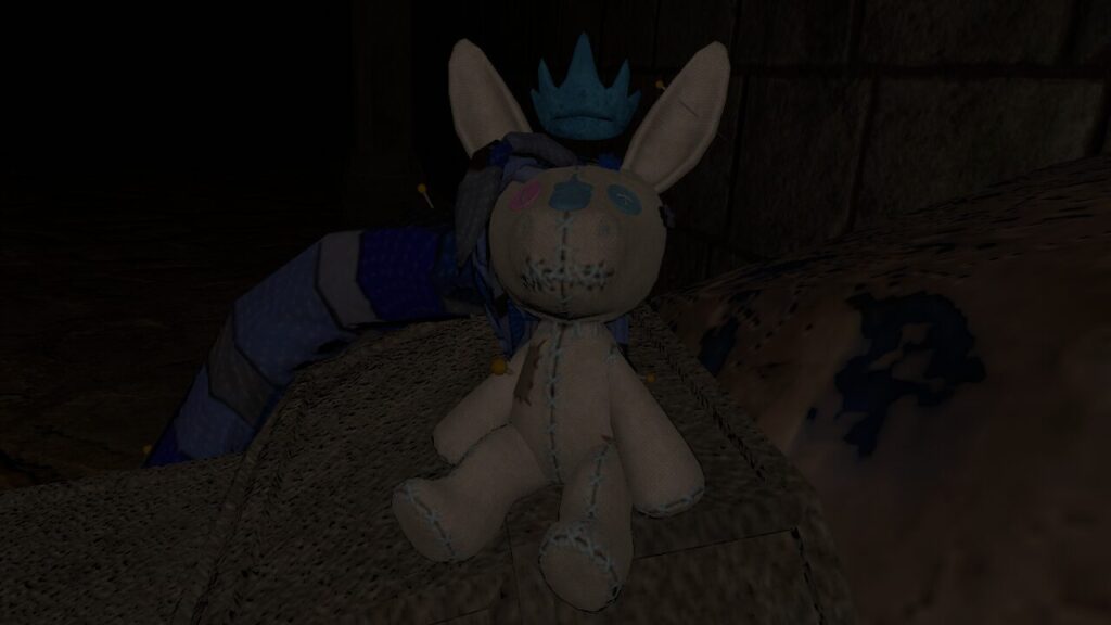 見つめてくるぬいぐるみ