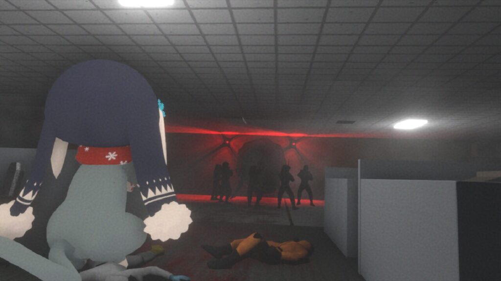 突如始まる銃撃