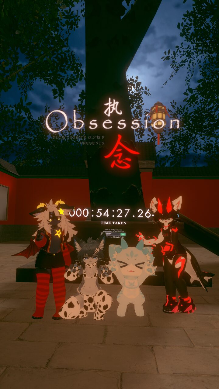 Obsessionでの記念写真