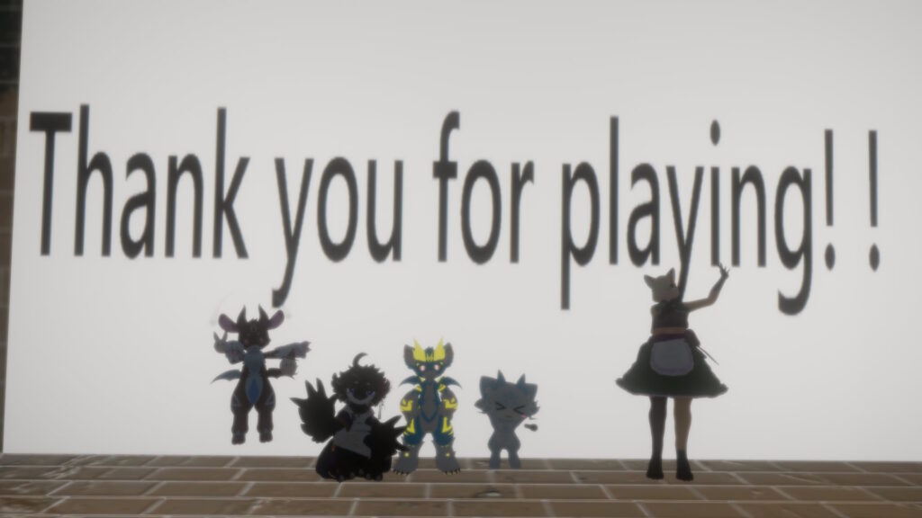 Open Exitで記念撮影