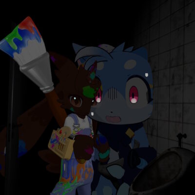 窮屈なトイレの中