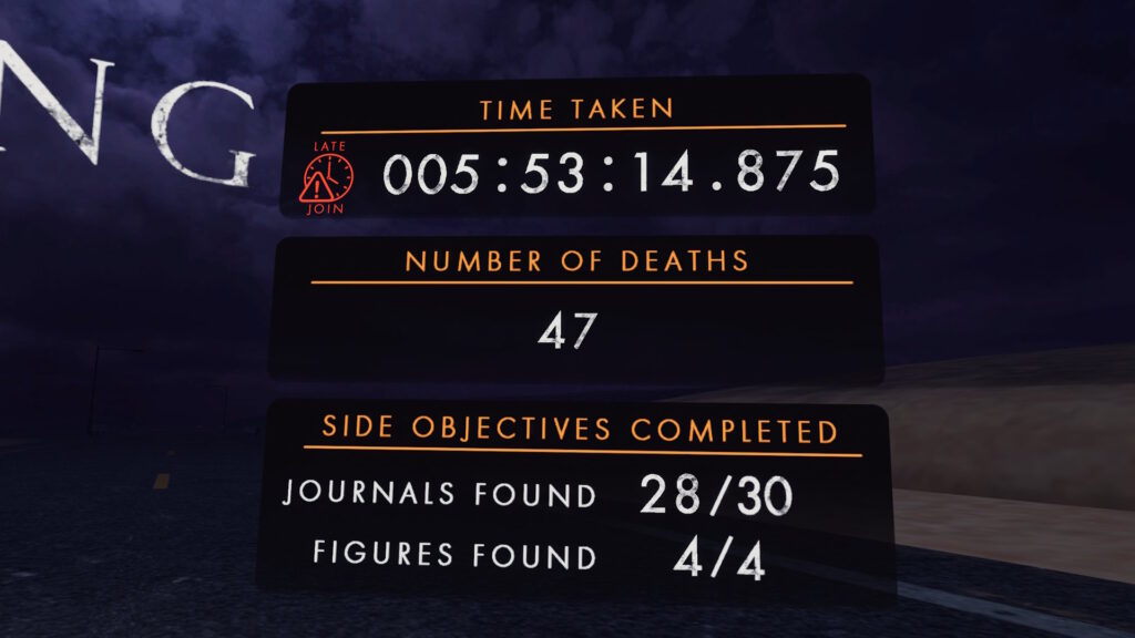 The Devouringのリザルト