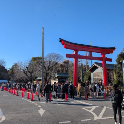 1月4日の鷲宮神社の参拝列