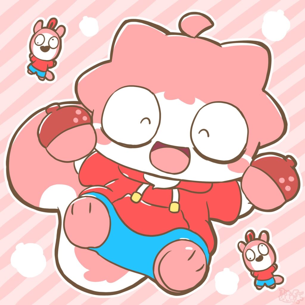 喜ぶアリスクくんとアリスクモドキ