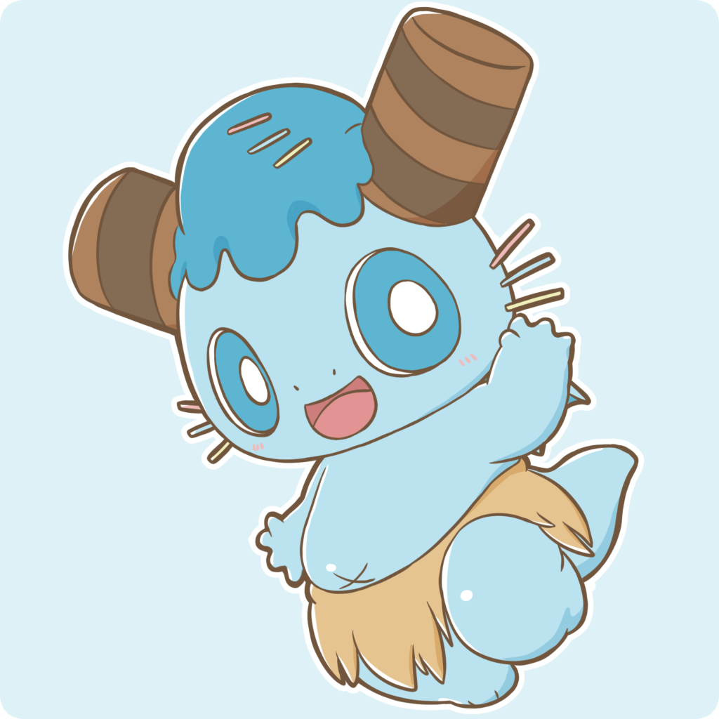 もちもちなミントくん