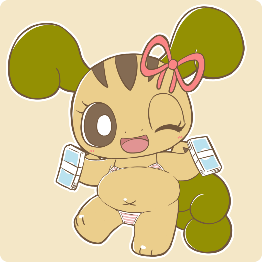 もちもちなワラビンちゃん(ビキニ版)