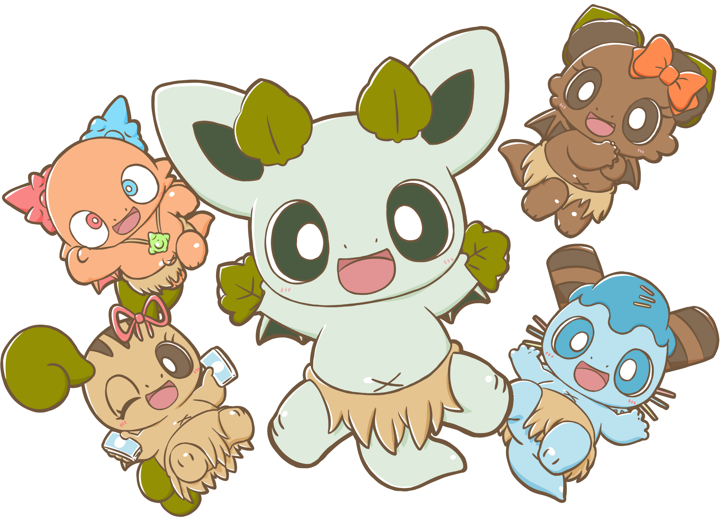 じゅうみんじてんページのカッシーくん達