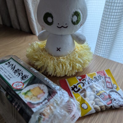 サラダ恵方巻とカッシーくん