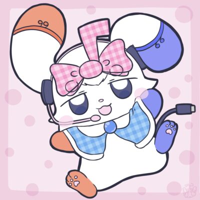 みみんさんの誕生日を迎えて喜ぶオーラちゃん