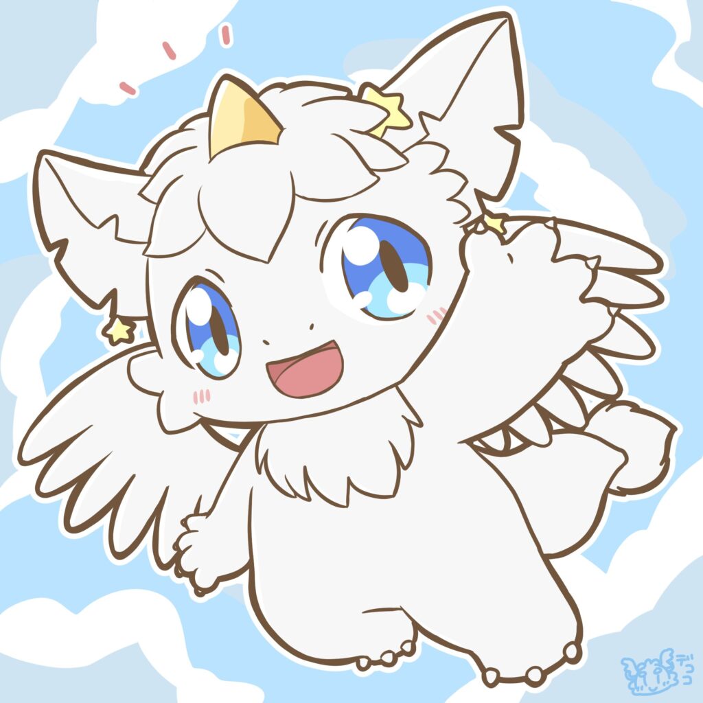 誕生日で喜ぶほしぞら代理ドラゴン