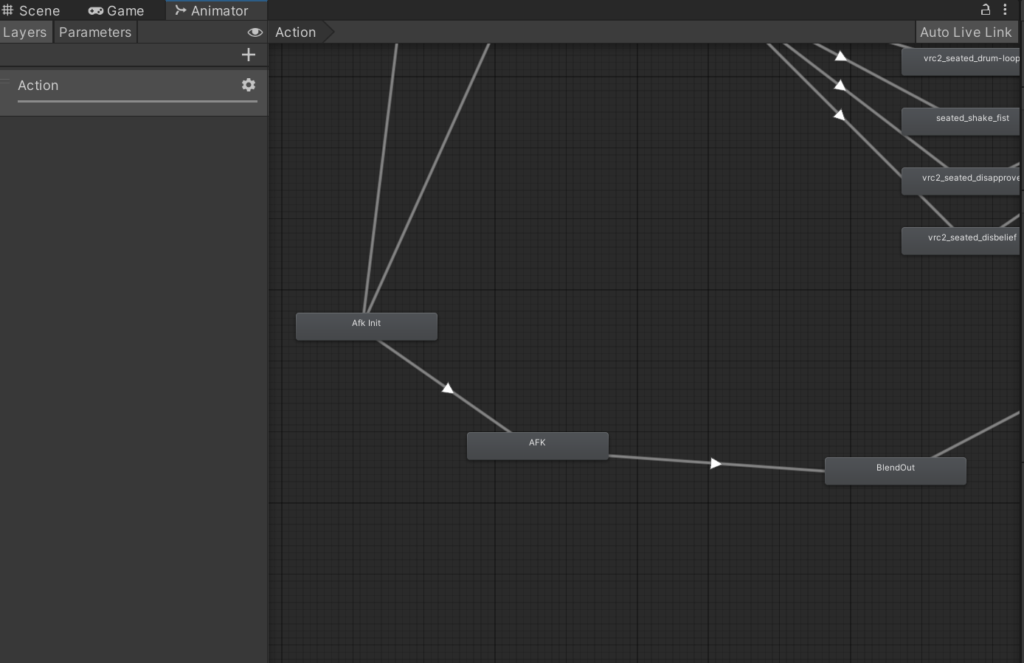Actionレイヤー内で設定してほしい3つのステート